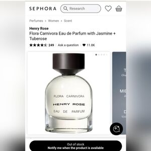 Henry Rose Flora Carnivora Eau de Parfum